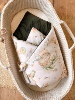 Rożek niemowlęcy jeżyki i dmuchawce - green leaf