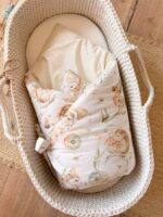 Rożek niemowlęcy jeżyki i dmuchawce - śmietanka