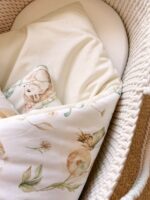 Rożek niemowlęcy jeżyki i dmuchawce - śmietanka - obrazek 3