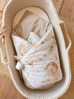 Rożek niemowlęcy jeżyki i dmuchawce - jasny beż