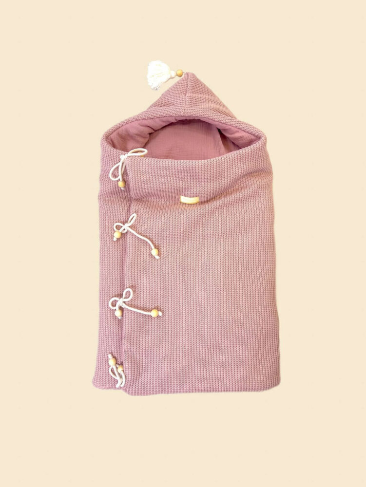 Baby Gondel Schlafsack Pullover rosa