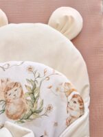 Becik niemowlęcy jeżyki i dmuchawce - śmietanka - obrazek 3