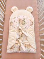 Becik niemowlęcy jeżyki i dmuchawce - śmietanka