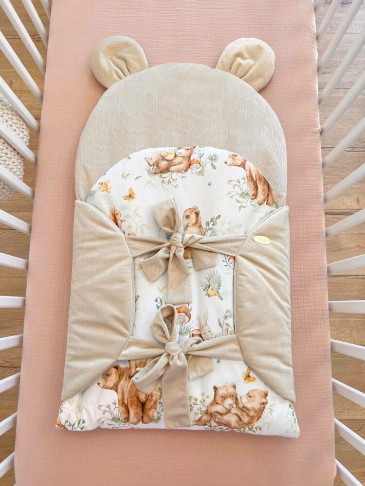 Fascia porta bebè bear glade - beige chiaro