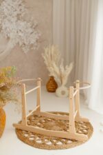 Kosz Mojżesza latte z materacem + stojak - obrazek 7