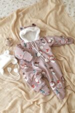 Tuta softshell Snowmen per bambini e neonati, color mélange - Impermeabile, calda, autunno-inverno - Immagine 2