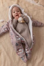 Tuta da neve Snowmen Heather Softshell per bambini e neonati - Impermeabile, calda, autunno-inverno