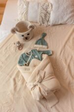 Rożek niemowlęcy muślinowy Premium - Baby Natural - obrazek 6