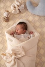 Rożek niemowlęcy muślinowy Premium - Baby Natural - obrazek 4