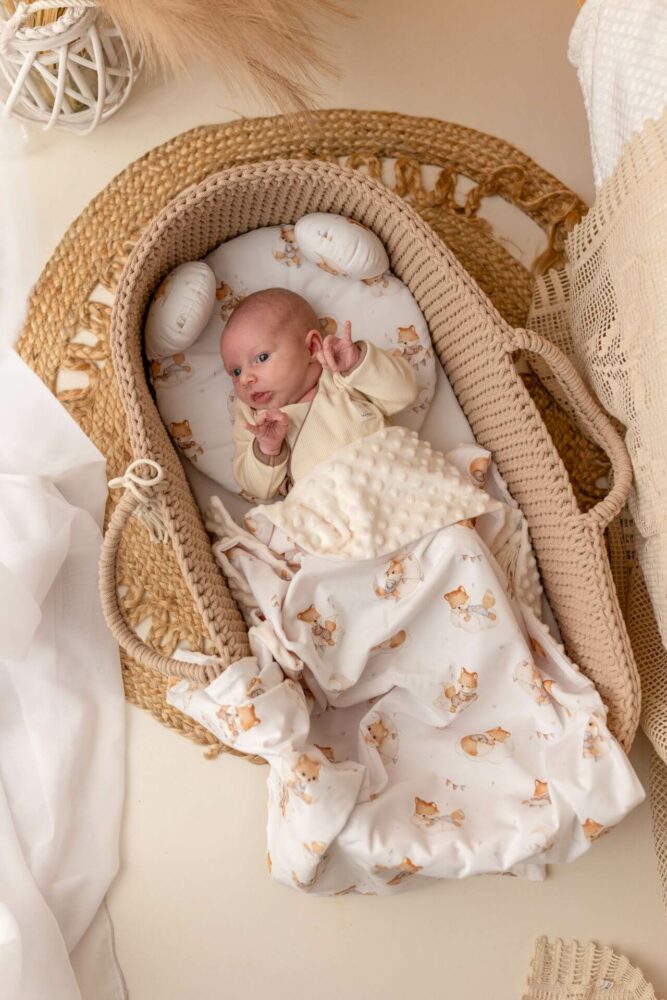 Kocyk dla dzieci i niemowląt liski