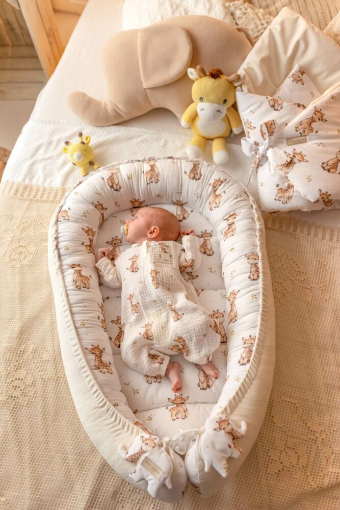 Kokon niemowlęcy żyrafki – śmietanka