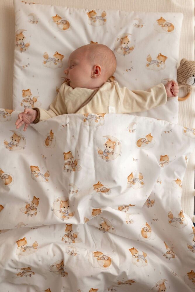 Pościel dziecięca Premium bawełniana z wypełnieniem Liski