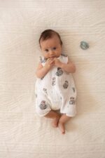Muslin baby rompers summer hippie