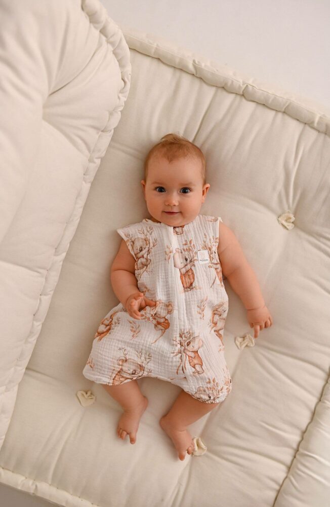 Baby romper muslin summer koala bear