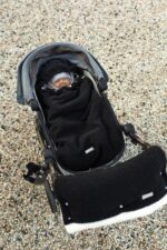 Śpiworek 3w1 (gondola, spacerówka, fotelik) pluszowy baranek black