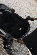 Śpiworek 3w1 (gondola, spacerówka, fotelik) pluszowy baranek black - obrazek 3