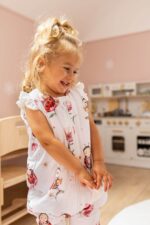 Śpiworek z nogawkami premium do spania Biedroneczki