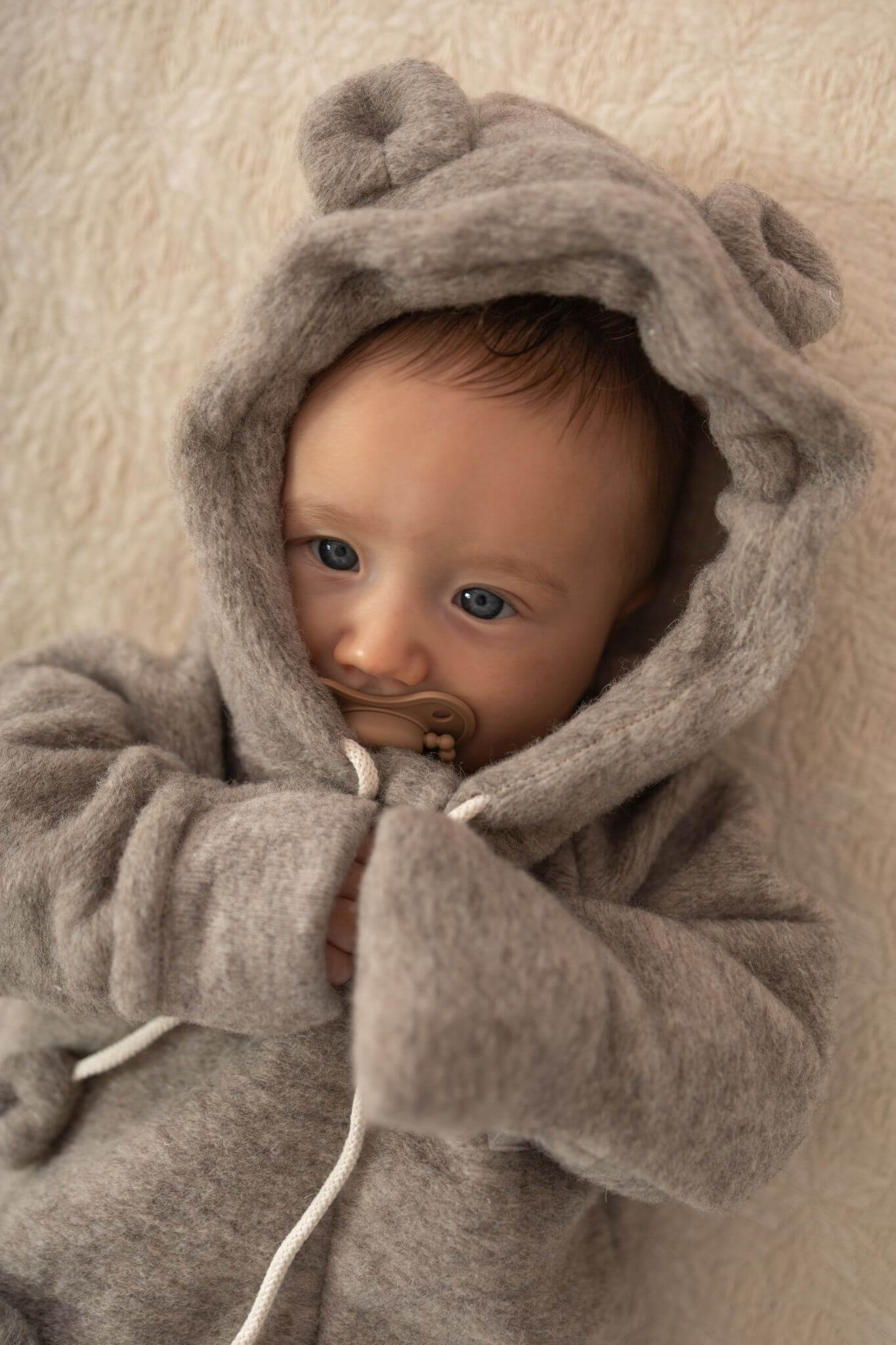 Invierno Mono Con Capucha Bebe Ropa Bebe Niña 0-3 Meses Mono Bebé