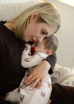 Pelele de bebé con reno calado - imagen 3