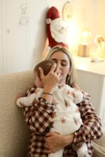 Tutine traforate per neonati con orsetti natalizi - immagine 6