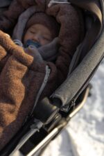 Śpiworek 3w1 z wełny merino (gondola, spacerówka, fotelik) kakao - obrazek 3