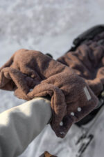 Śpiworek 3w1 z wełny merino (gondola, spacerówka, fotelik) kakao - obrazek 5