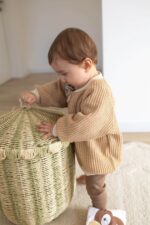 Bluza/sweterek dziecięcy bawełniany mleczna krówka - obrazek 5