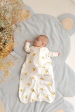 Ażurkowy śpiworek dla niemowląt słoneczne owocki - cytrynki